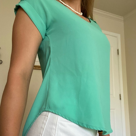 Mine , size S , teal colored short-sleeve - Picture 2 of 6